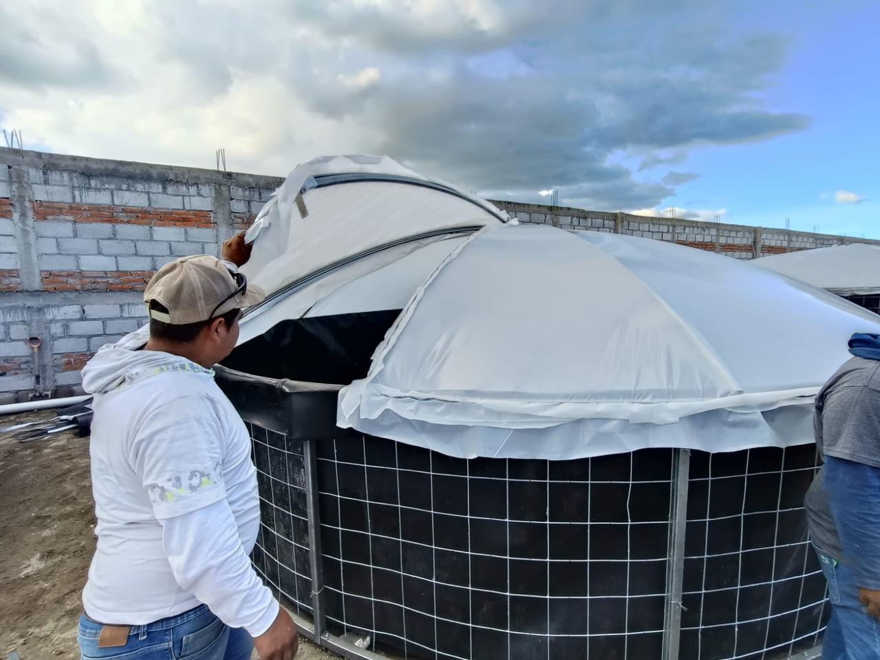 Estanques acuícolas