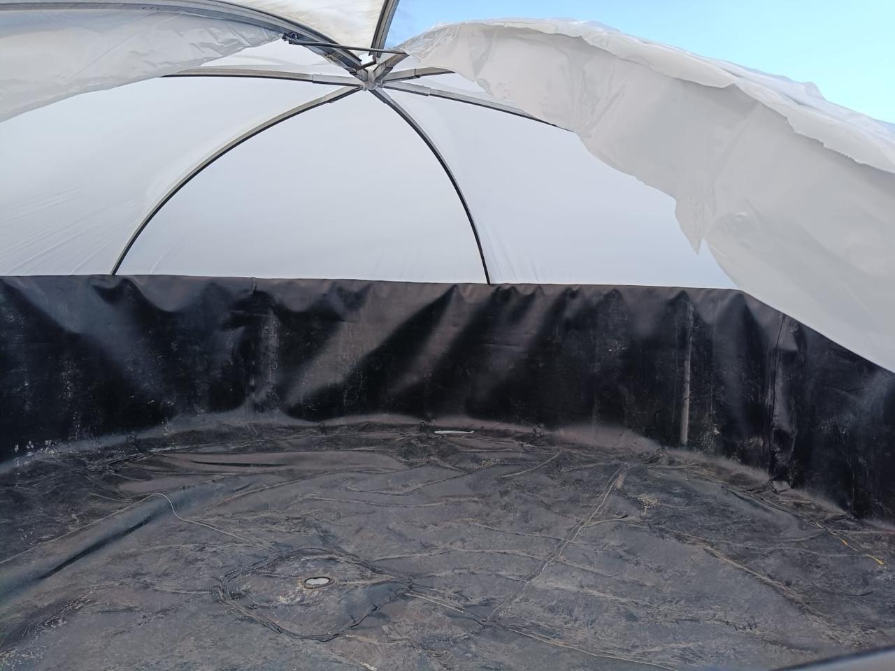 Estanques acuícolas - Auto-invernadero